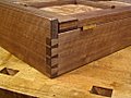 Dovetails and Slip Joint and Hinge From Back